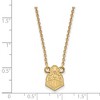 Black Bow Jewelry 14k Yellow Gold Plated Sterling Silver Purdue Boilermakers NCAA Necklace 18 Inch - 2 of 4