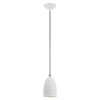 Livex Lighting Arlington 1 - Light Pendant in  White/Brushed Nickel - 3 of 4