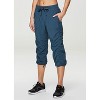 RBX Active Women's Lightweight Quick Drying Capris Adjustable Leg/Inseam Stretch Woven Workout Hiking Cropped Jogger Pants with Pockets - 3 of 4