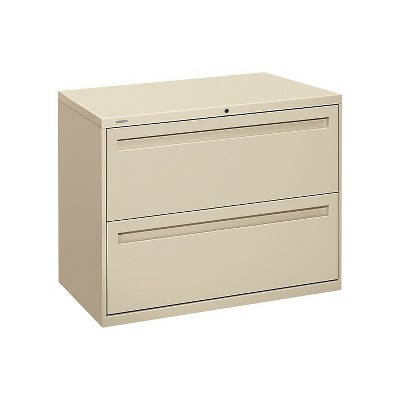 HON Brigade 700 Series Lateral File 2-Drawer 28-3/8Hx36Wx19-1/4"D Putty (HON782LL)