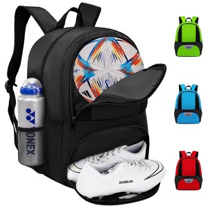 Soccer Bag,Youth Soccer Backpack, Football Volleyball Basketball Backpack fo,Sport Equipment Bags - 1 of 4