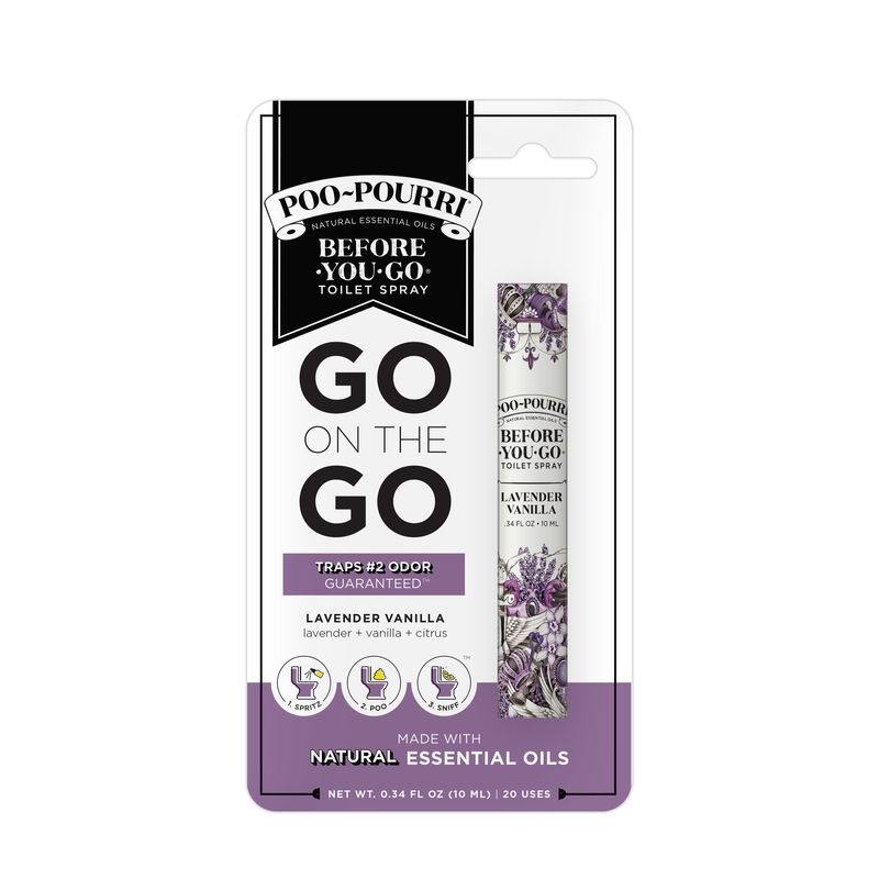 Poo-Pourri Lavender Vanilla Scent Odor Eliminator 10 ml Liquid, 1 of 2
