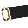 INSPIRE CHIC Women's Mirror Metal Gold Tone Plate Elastic Cinch Skinny Waist Belt - 3 of 4
