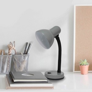 Basic Metal Desk Lamp with Flexible Hose Neck - Simple Designs - 1 of 4
