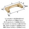 Amerock Merced Pull for Cabinets, Drawers, and Furniture - 4 of 4