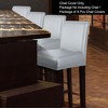 PiccoCasa Waterproof PU Leather Pub Counter Height Side Chair Covers with Elastic Band - 3 of 4