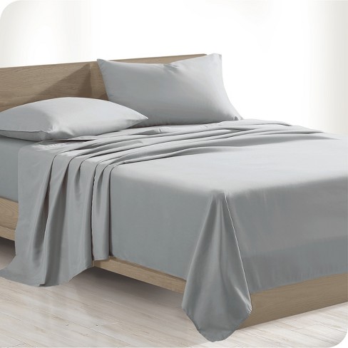 300 Thread Count Organic Cotton Percale White 3 Piece Twin Xl Bed Sheet Set  By Bare Home : Target