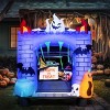 Joyfy 6FT Tall Halloween Inflatable Outdoor Decorations, Inflatable Haunted Castle with Built-in LEDs Trunk or Treat Car Decorations for Outside Decor - 4 of 4