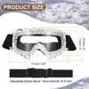 Unique Bargains Windproof Mountaineering Sky Diving Skiing Dirt Bike Goggle - 2 of 4