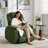 Electric Recliner with Massage & Heat, 135° Adjustable Corduroy Chair with Cup Holders, Side Pockets - 2 of 4