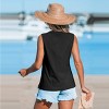 Women's Round Neck Eyelet Jersey Tank Top - Cupshe - 4 of 4