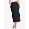 Jessica London Women's Plus Size Tummy Control Bi-Stretch Midi Skirt - 3 of 4