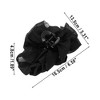 Unique Bargains Women's Elegant Hair Clips 6.5"x5.31"x1.89" Black 1 Pc - 4 of 4