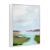 Stupell Industries Tranquil River Soft Dreamy Clouds Framed Giclee Art, White, 11" x 14" - 2 of 4