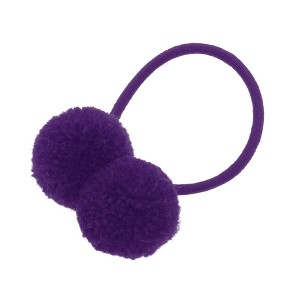 Unique Bargains Children Pompon Hair Elastic Band 1 Pc - 1 of 4