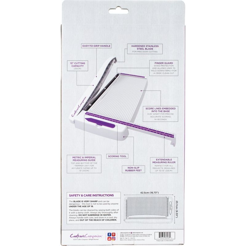 Crafter's Companion Professional Guillotine Trimmer 12"-Large, 3 of 9