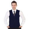 Gioberti Men's V-Neck Button Down Knitted Cardigan Vest - 2 of 3