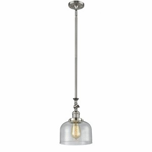 Bell - 1 Light Stem Hung Tiltable Mini Pendant In Industrial Style-14 Inches Tall and 8 Inches Wide - 1 of 1