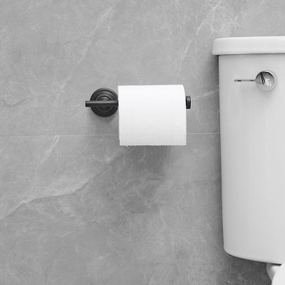 Matte Black Stainless Steel 4-Piece Bathroom Hardware Set