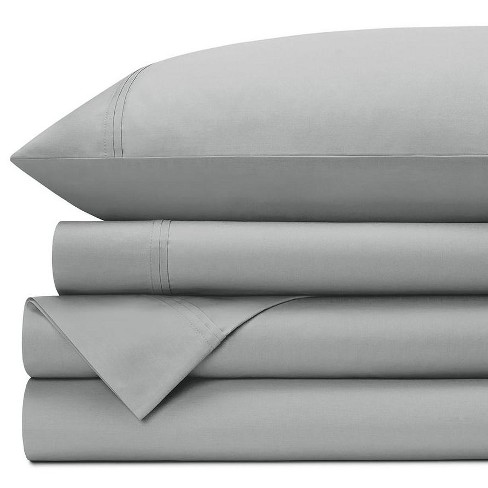 Standard Textile - Linen Sheet Set, Slate, Full, Gray