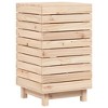 vidaXL Laundry Basket 17.3 in.x17.3 in.x29.9 in. Solid Wood Pine - 2 of 4