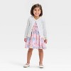 Toddler Girls' Disney Princess Cinderella Belle Jasmine Chiffon Dress - Pink - 3 of 3