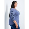 Avenue Women's Plus Size Top Amity - 4 of 4