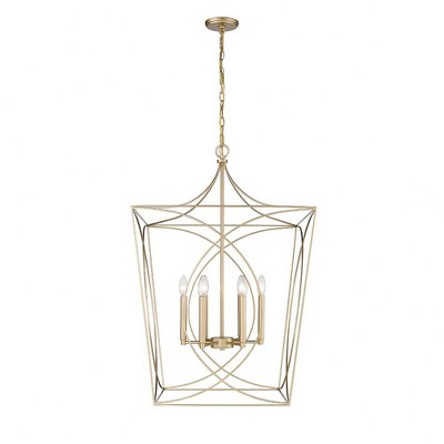Millennium Lighting Tracy 6 - Light Pendant in  Painted Modern Gold