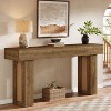 Hommoo Farmhouse Console Table Brown - 2 of 4