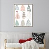 Amanti Art Christmas Tree Sketchbook II by June Erica Vess Canvas Wall Art Print Framed 23-in. W x 28-in. H. - 4 of 4