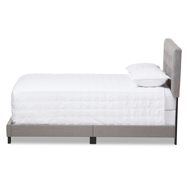 Cassandra Modern and Contemporary Fabric Upholstered Bed - Baxton Studio, 3 of 10