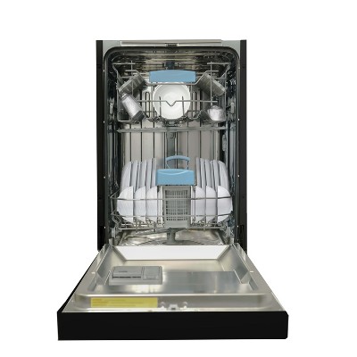 Danby Ddw18d1eb 18" Wide Builtin Dishwasher In Black Target