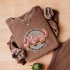 Simply Sage Market Mama Leopard Circle Lightweight Garment Dyed Sweatshirt - 3 of 4