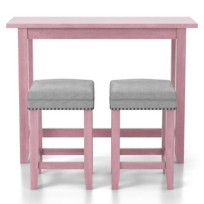 3pc Rockland Dining Set with USB Plug Antique Pink - HOMES: Inside + Out