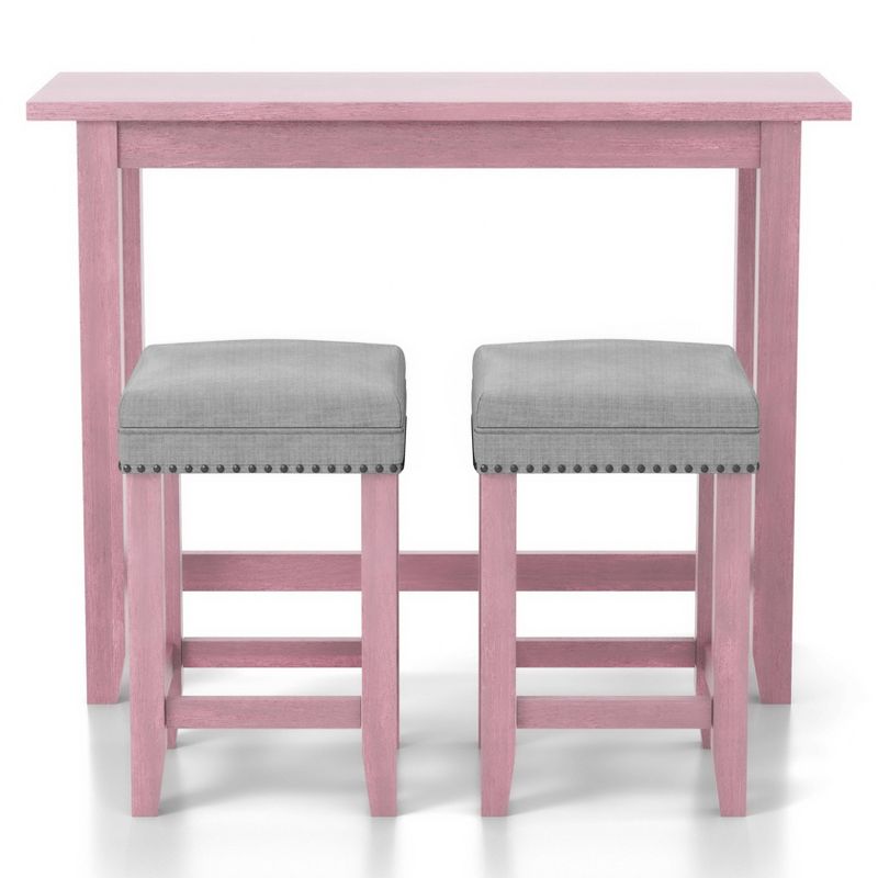 3pc Rockland Dining Set with USB Plug Antique Pink - HOMES: Inside + Out, 1 of 8