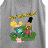 Women's - Hey Arnold! - Arnold, Gerald, and Abner Graphic Racerback Tank - 2 of 4