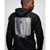 Ripple Junction x Attack on Titan Men's Zip Hoodie Survey Corps - image 4 of 4