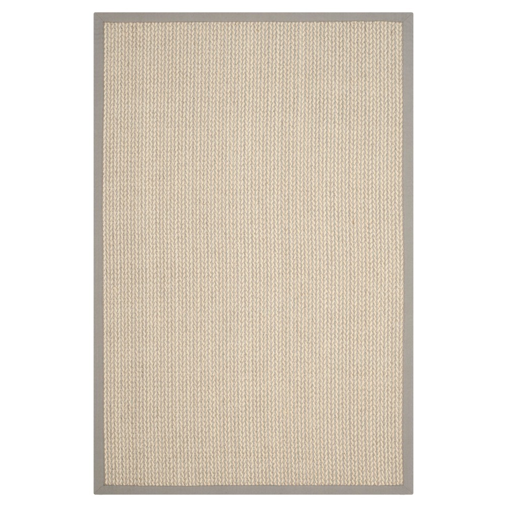 Natural Fiber Rug - Gray - (4'x6') - Safavieh