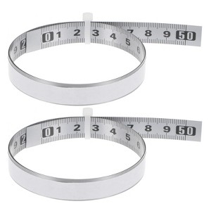 Unique Bargains Metric Left to Right Read Self-Adhesive Peel and Stick Waterproof Measuring Rulers - 1 of 4