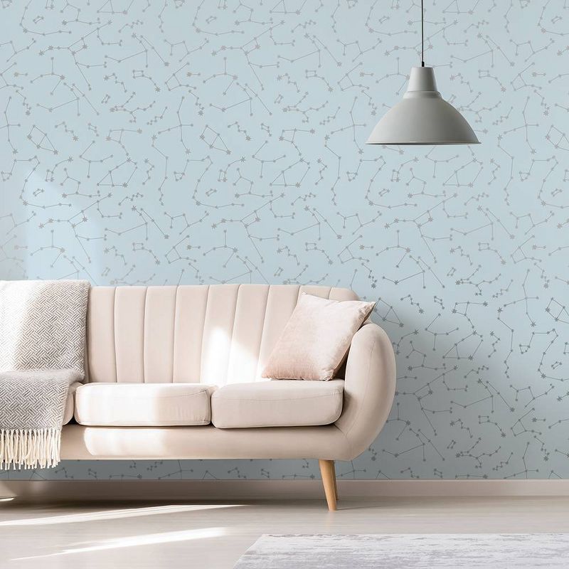 Tempaper Constellations Powder Self-Adhesive Removable Wallpaper, 3 of 5