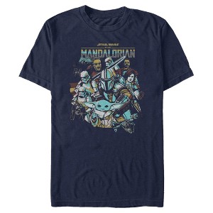 Men's Star Wars The Mandalorian Protect The Child T-Shirt - 1 of 4
