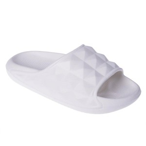 FOAMWALK Women's Flat Slip-On Textured EVA Slide Sandals - Comfy Slides for Women - 1 of 4