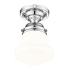 Z-Lite Vaughn 1 - Light Flush Mount in  Chrome - 3 of 4