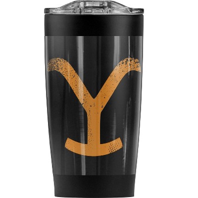 Yellowstone Yellowstone Large Brand Steel Tumbler 20oz Coffee Travel Mug