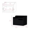 NicBex 15.7 inch Wide Floating Nightstand with 1 Drawer,Modern Side Table with Open Shelf,Bedside Table for Bedroom,Living Room - 3 of 4