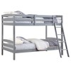 Twin Over Twin Bunk Bed with Rails and Ladder for Bedroom - 2 of 4