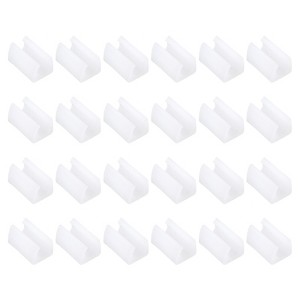 Unique Bargains Plastic Non-Slip Rectangle Floor Chair Leg Cover 36 Pcs - 1 of 4