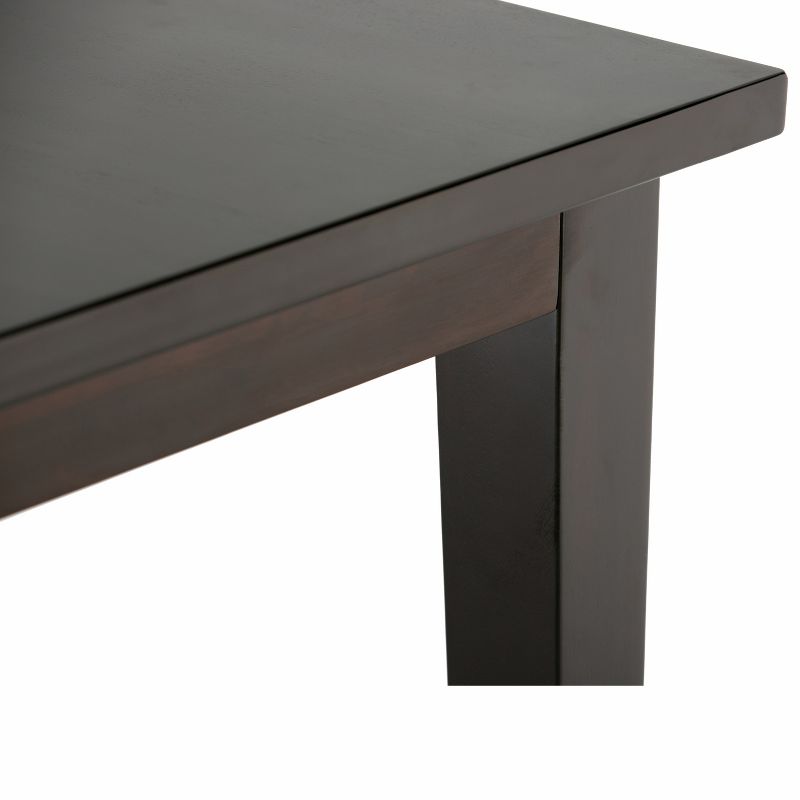 Colburn Solid Hardwood Square Dining Table Java Brown - WyndenHall, 4 of 11