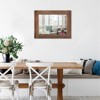 Ruso Weights Rustic Farmhouse Mirror With Wood Frame - 4 of 4