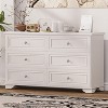 Bella Depot 53''W 6 Drawers Wooden Dresser - 3 of 4